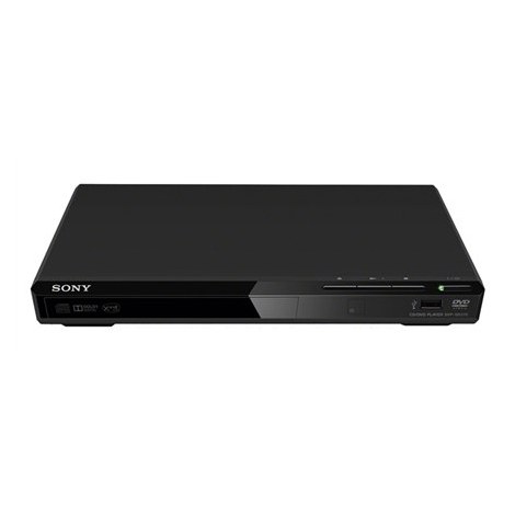Sony | DVD player | DVP-SR370B | JPEG, MP3, MPEG-4, WMA, AAC and Linear PCM - 2
